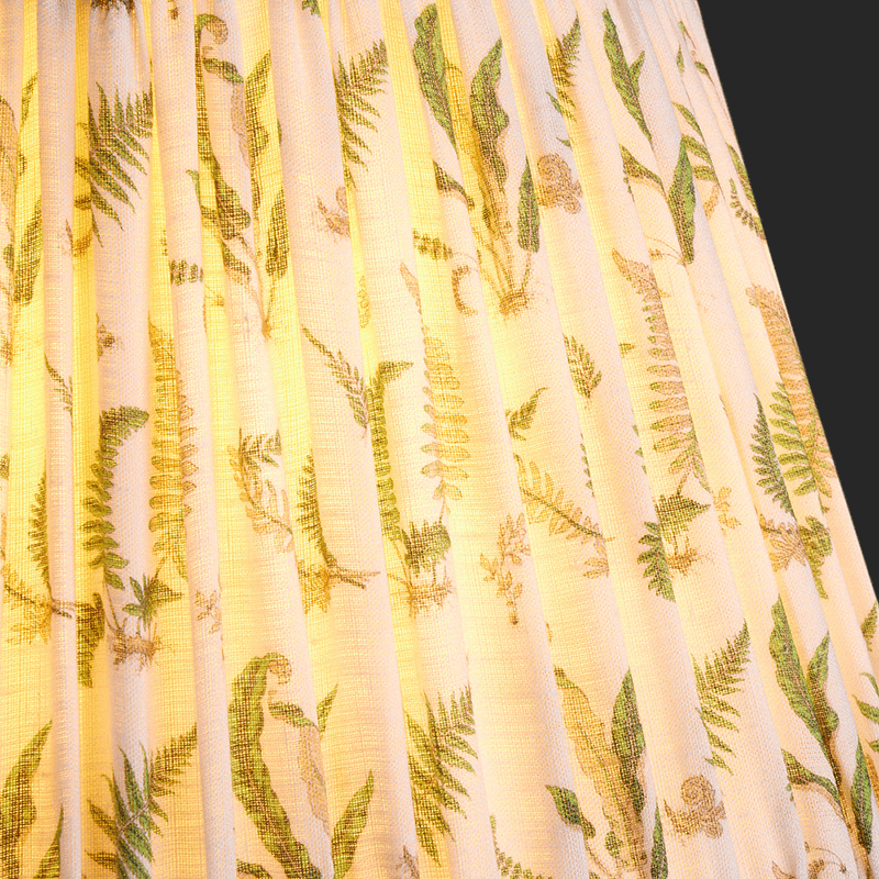 Empire Straight  Shade Ferns Linen By GP & J Baker, 30cm, Emerald