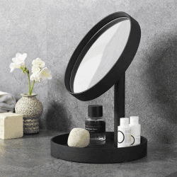 Image showing the Look Magnify Mirror, Black product.