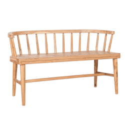 Image showing the Tipu Acacia Wood Bench, Natural product.