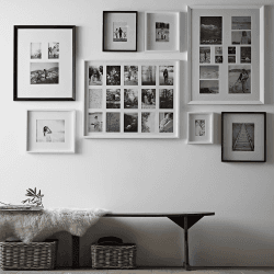 Image showing the Fine Wood Photograph frame, 8 x 10", White product.