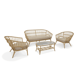 Image showing the Corston Sofa Set, Natural product.