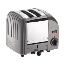 Image showing the Classic Vario 2 slot toaster, Metallic Silver product.