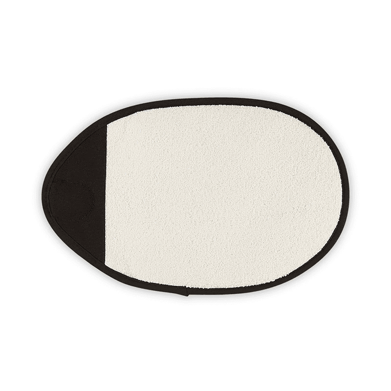 Textiles Pot holder with storage magnet, Black