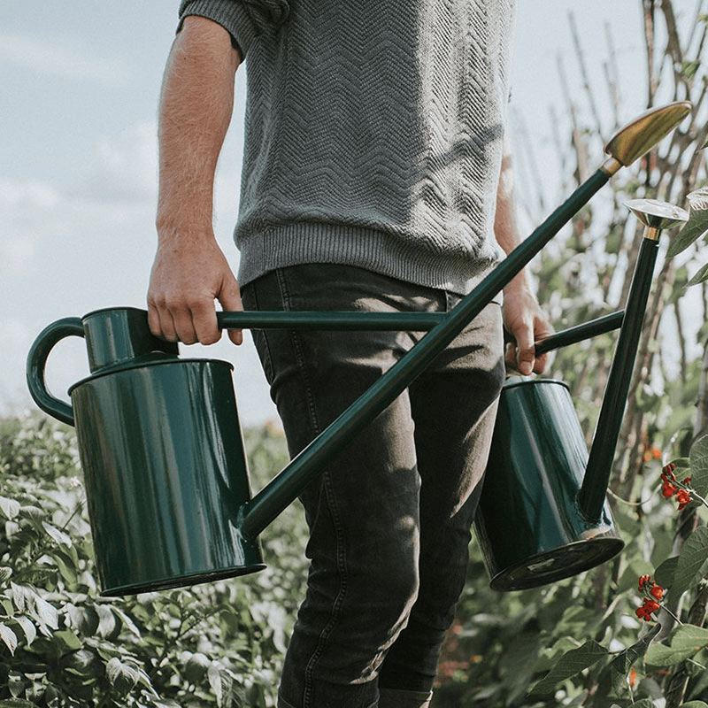 The Warley Fall Watering Can, 2 Gallons, Graphite