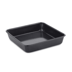 Image showing the Precision Plus Square Bake Pan Non-Stick, 23cm, Black product.
