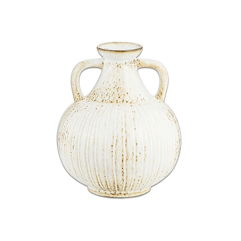 Anjuna Reactive Glaze Decorative Jug, H23.5cm, White