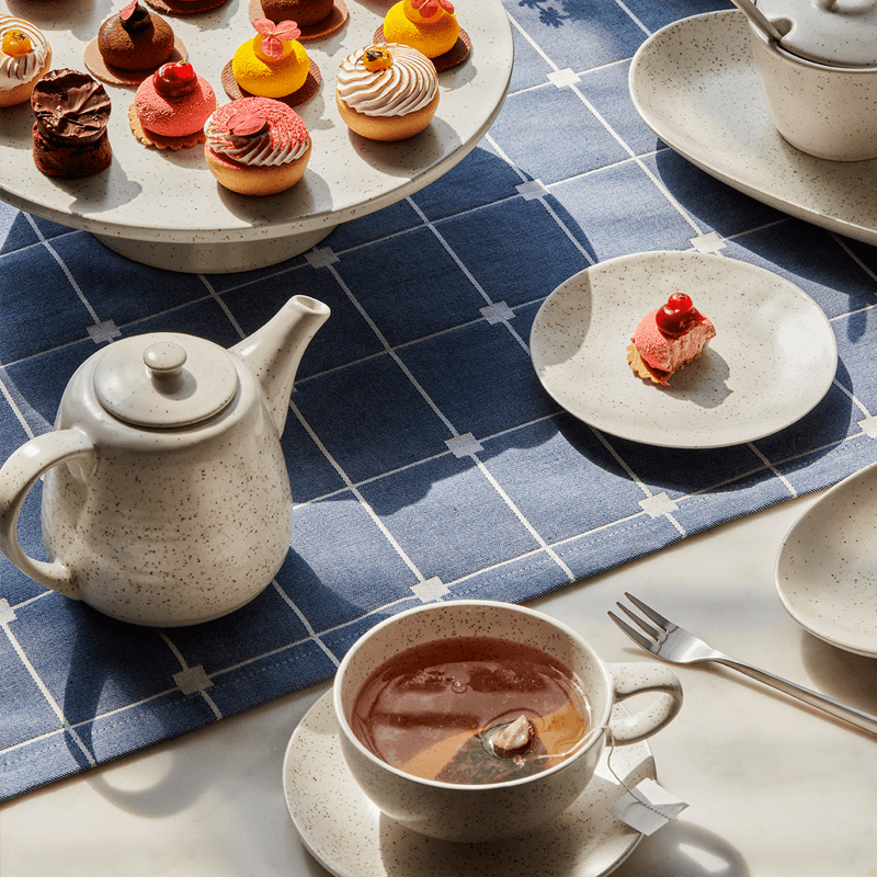 Nordic Vanilla Tea Cup & Saucer, 250ml, Off White