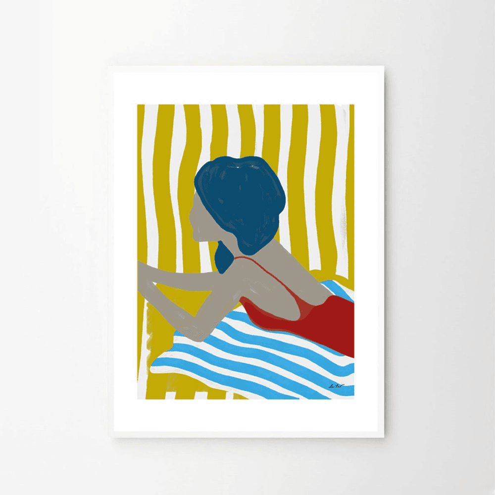 Finales De Agosto - Lentov Art print, H70 x D50cm, Multi