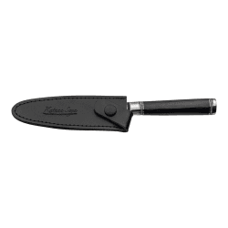 Image showing the Katana Saya Pakkawood Boning Knife, 15cm Damascus Blade product.