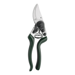 Image showing the Heavy duty bypass secateurs, H21.5 x W6cm, Green/Silver product.