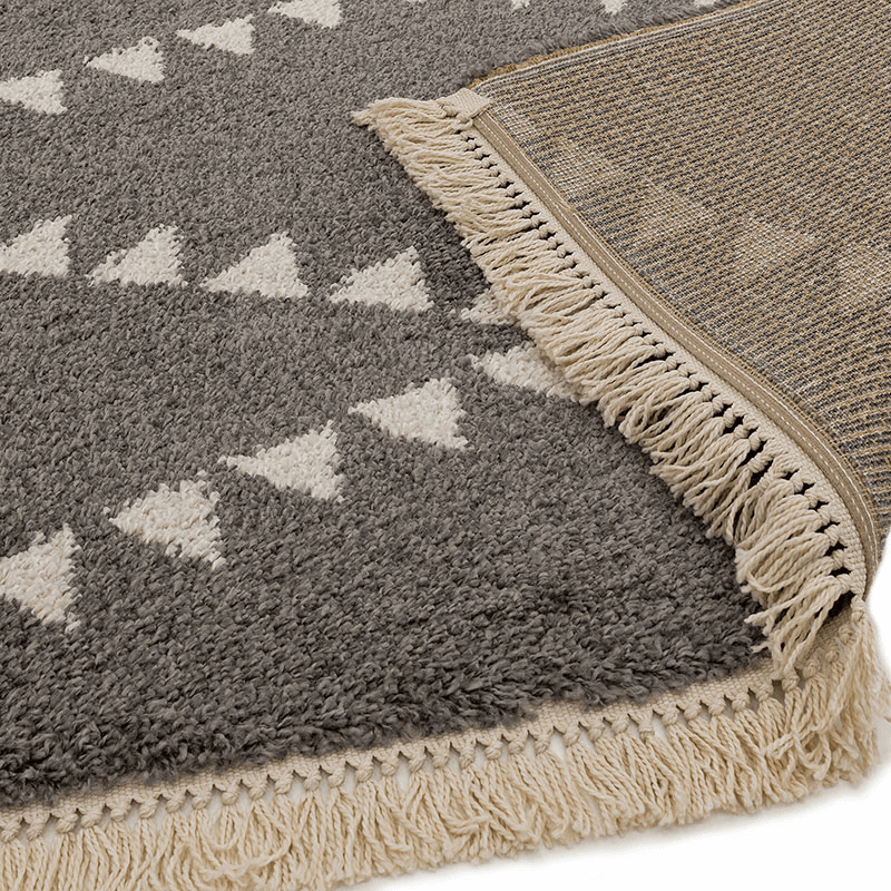 Rocco berber style rug, 120 x 170cm, Charcoal