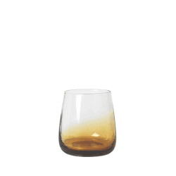 Image showing the Mouth Blown Short Tumbler, H9.5cm, Amber product.
