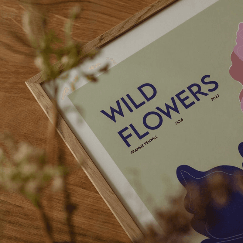 Frankie Penwill Wild Flowers Print, 50 x 70cm