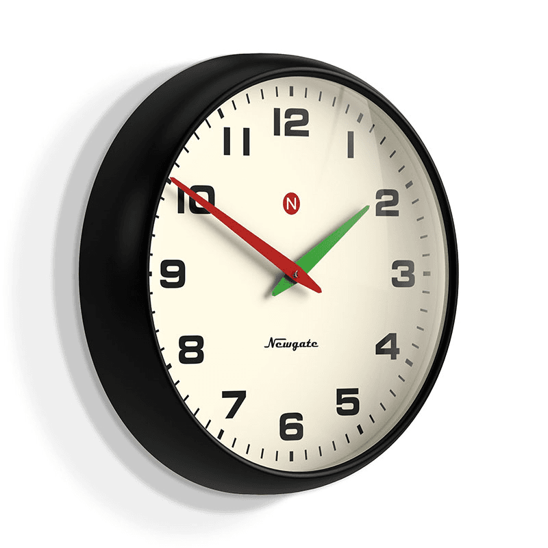 Superstore Wall Clock, 40cm, Black