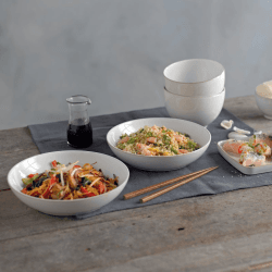 Image showing the Natural Canvas Pasta bowl, 24 x 6cm product.