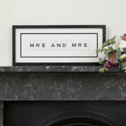 Image showing the Mrs & Mrs Frame product.