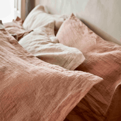 Image showing the Organic Retreat Duvet Set, King, Clay product.