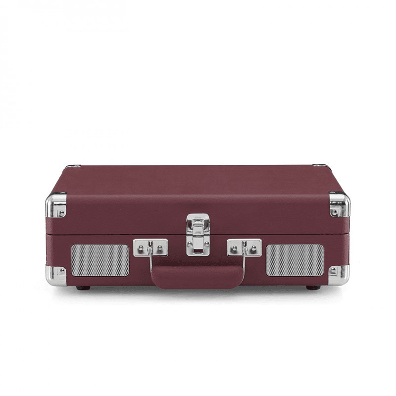 Cruiser Deluxe Plus Portable Turntable, Burgundy