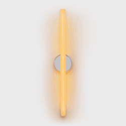 Image showing the Kilter Wall Light, L64cm, White product.