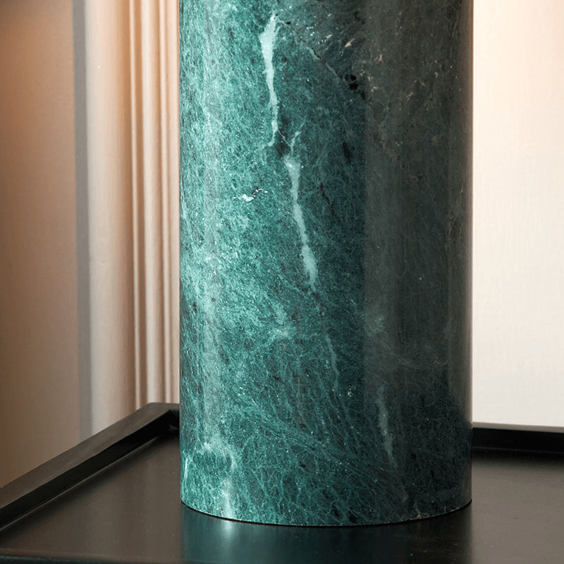 Kiorini Table Lamp Base, H35cm, Green Marble