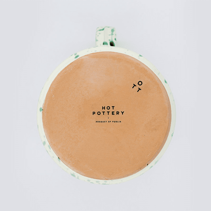 Splatter Jug, H14cm, Pistachio