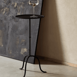 Image showing the Marton Side Table, H62cm, Black product.