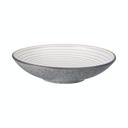 Image showing the Studio Grey Large ridged bowl, 31 x 7cm, Grey/White product.
