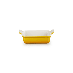 Image showing the Stoneware Heritage Rectangular Dish, 19cm, Nectar product.