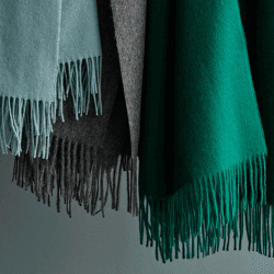 Image showing the Classic Plaid Throw, H200cm x W130cm, Lagoon product.