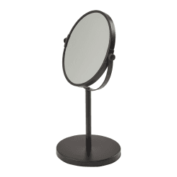 Image showing the Beau Beauty Mirror, D19.5cm, Black product.