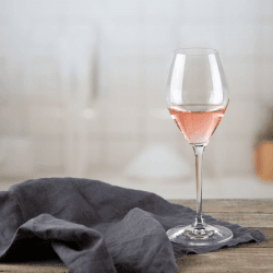 Image showing the Mixing Set of 4 Rose Glasses, 322ml, Clear product.