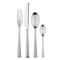 Image showing the Mimosa 16 piece cutlery set, satin product.