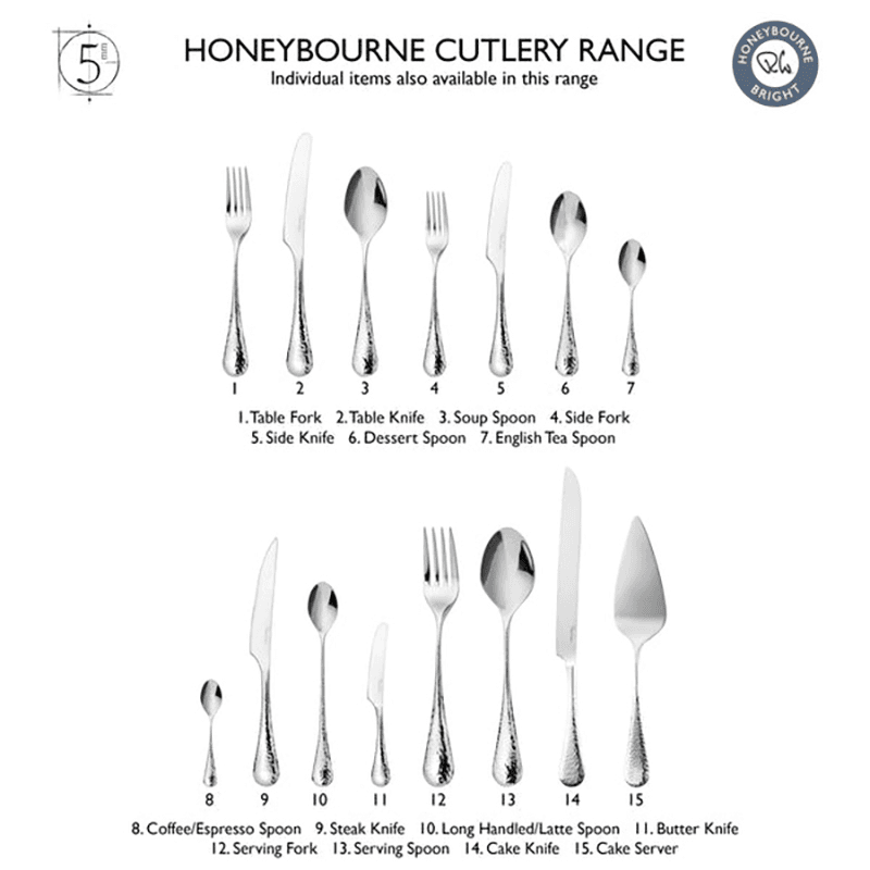 Honeybourne Cake Serving set, Stainless Steel