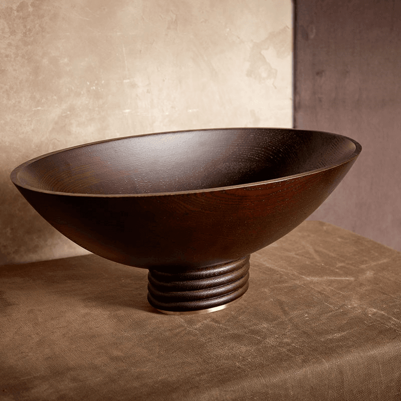 Alhambra Oval Bowl, L47 x W25cm, Smoked Ash