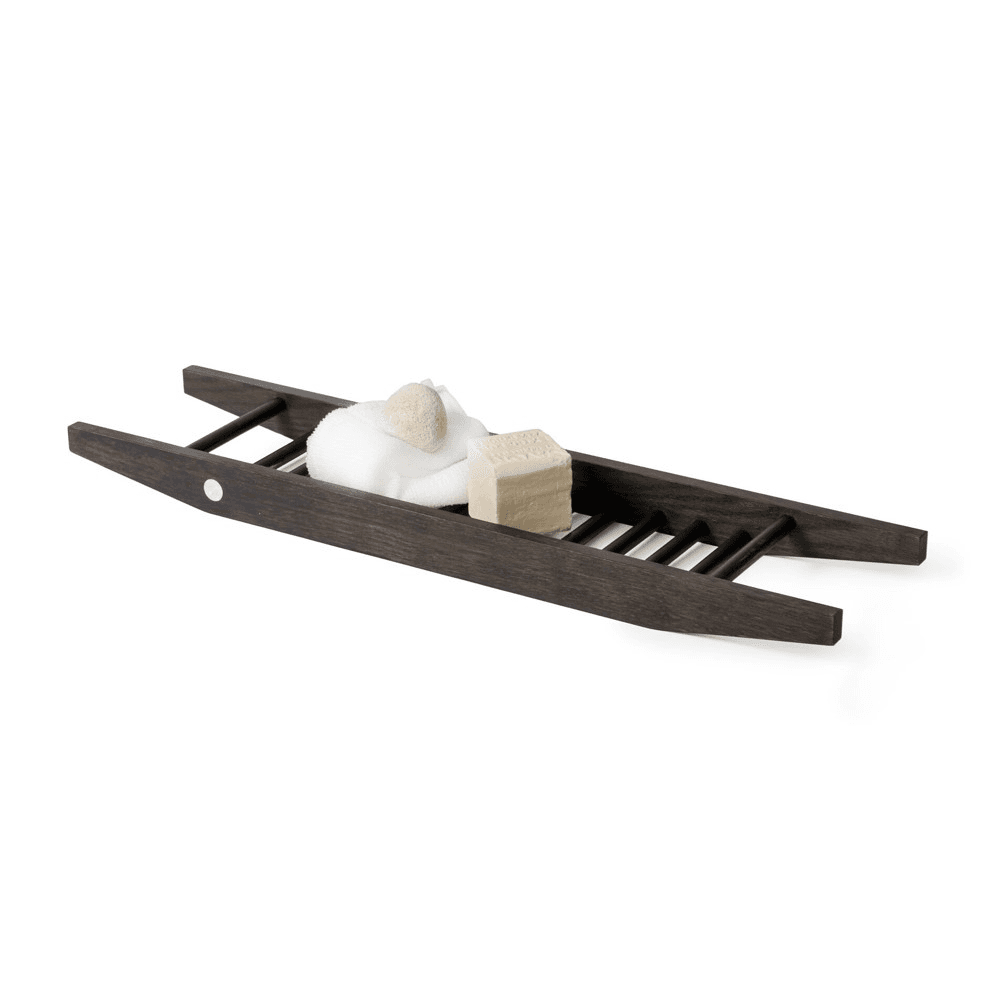 Studio Bath bridge, H5 x W75 x D18cm, Dark Brown