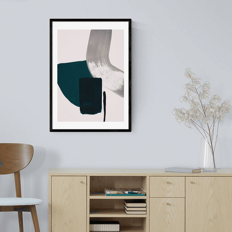 Iris Lehnhardt Minimalist Painting II Framed Art Print, Neutral