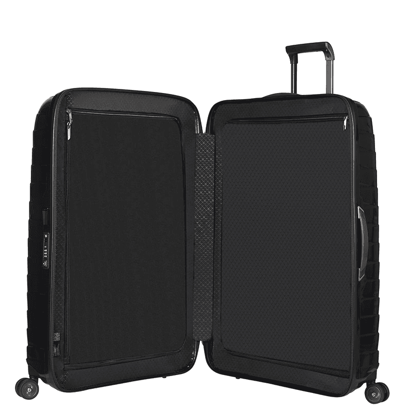 Proxis Suitcase, H81 x L57 x W32cm, Black