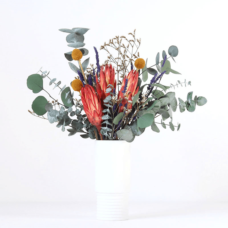 Colour Pop Medium hand-tied bouquet, H42-48cm, Verbena