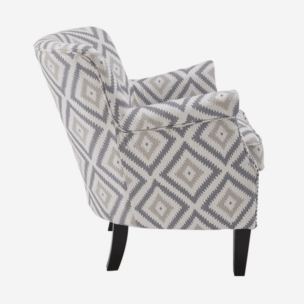 Greyhound Armchair, H78 x W65 x D76cm, Glacier Storm