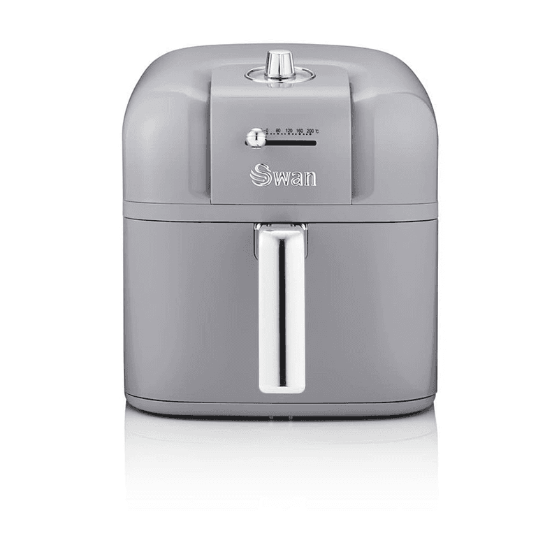 Retro Air Fryer, 6L, Grey