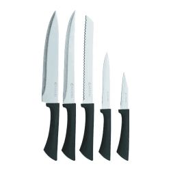 Image showing the Everyday 6 Piece Knife Block, Black product.