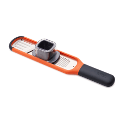 Image showing the Handi-Grate 2-in-1 mini grater and slicer, Orange product.
