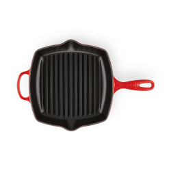 Image showing the Signature Cast Iron Square grillit, 26cm, Cerise product.