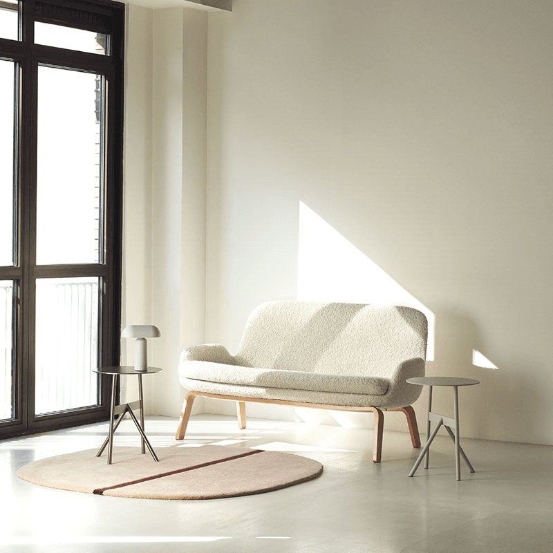 Stock Side Table, H46 x D37cm, Silver