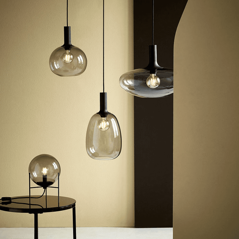 Alton Table Lamp, H29cm, Smoke