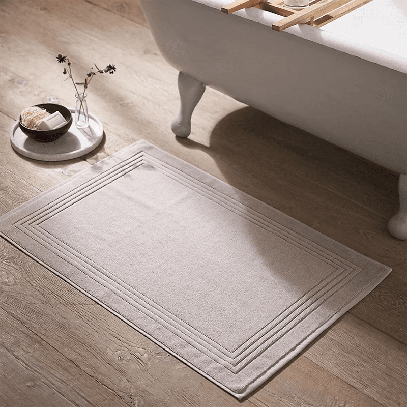 Luxury Egyptian Cotton Medium Bath Mat, Medium, Oatmeal