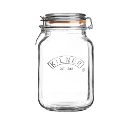 Image showing the Square Cliptop Jar - 2 Litre product.