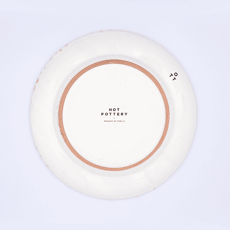 Splatter Side Plate, D21cm, Cranberry