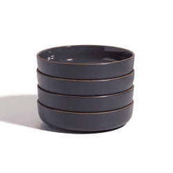 Image showing the Set of 4 Dinner Bowls, 22cm, Char product.