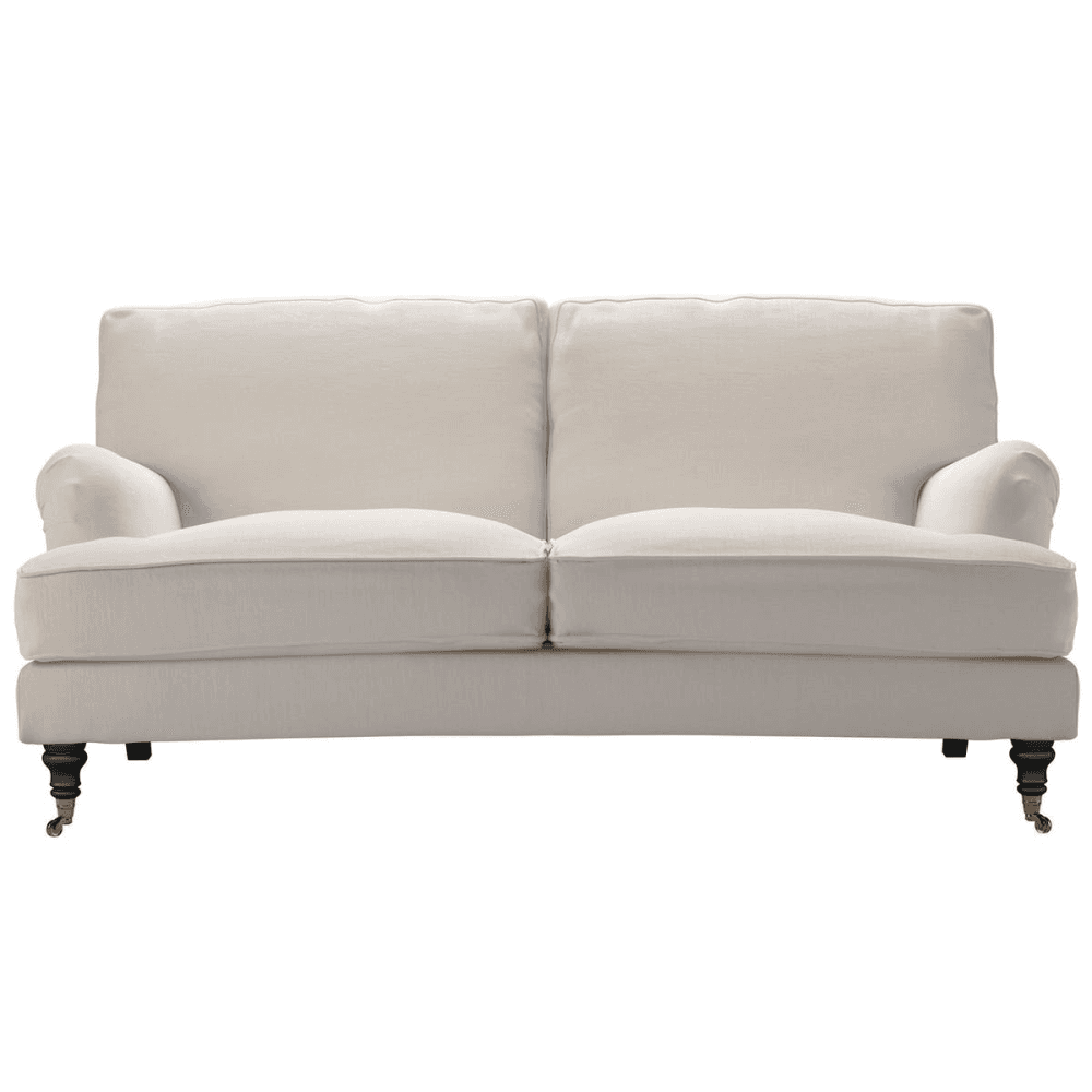Bluebell Sofa, Two and a Half Seat, Taupe Brushed Linen, Taupe